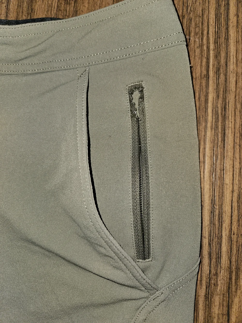 The North Face Men's Olive Green Athletic Drawstring Shorts